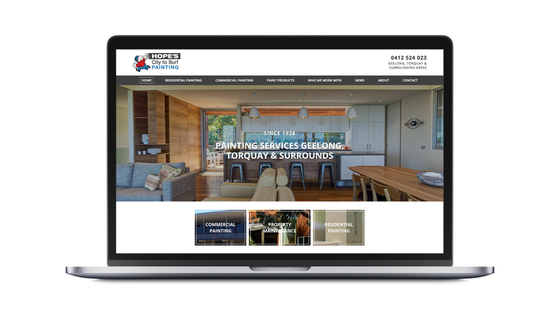 Website development Torquay - GOOP Digital - Hope's City to Surf Painting