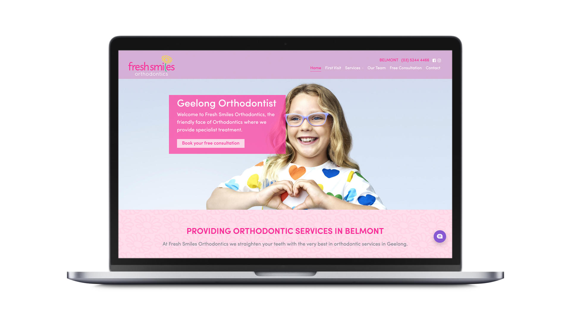 Digital marketing Geelong - Goop Digital - Fresh Smiles Orthodontics