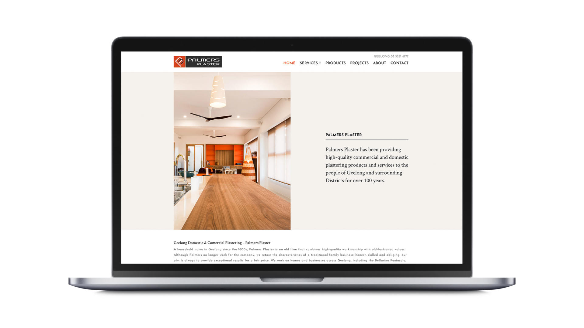 WordPress websites Geelong - GOOP Digital - Palmers Plaster