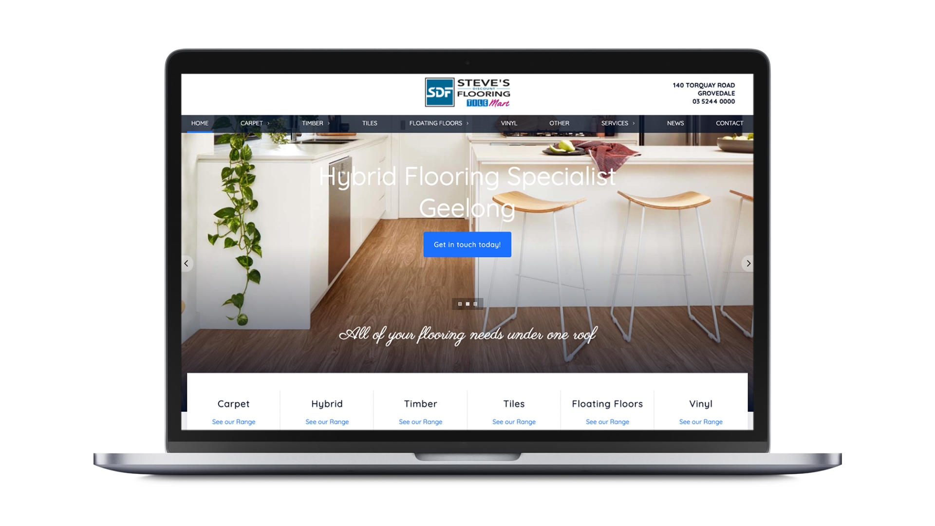 Steves Flooring - Goop Digital SEO Geelong