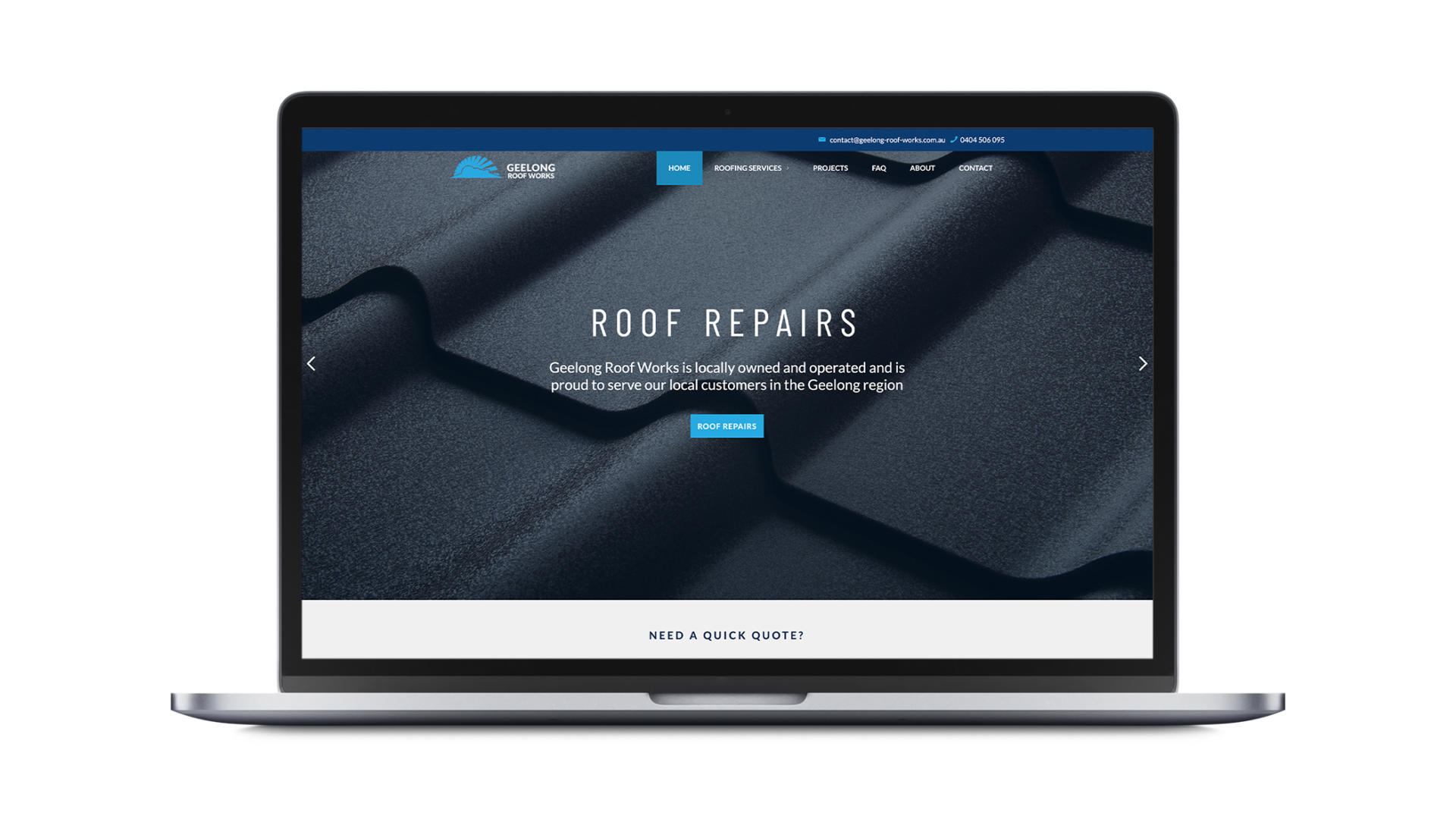WordPress Developers Geelong - GOOP Digital - Geelong Roof Works