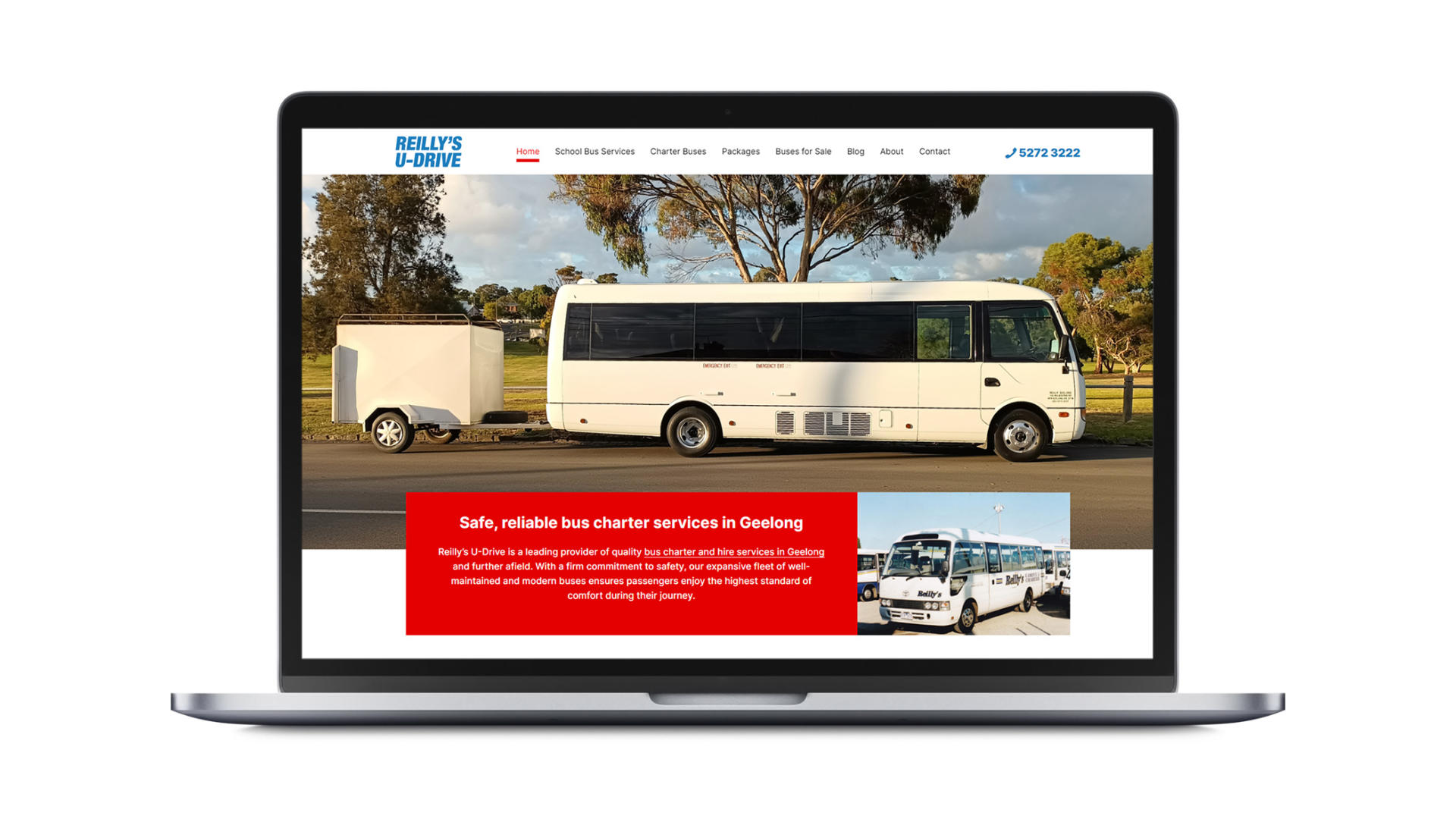 Search engine optimisation Geelong - GOOP Digital - Reilly's U-Drive