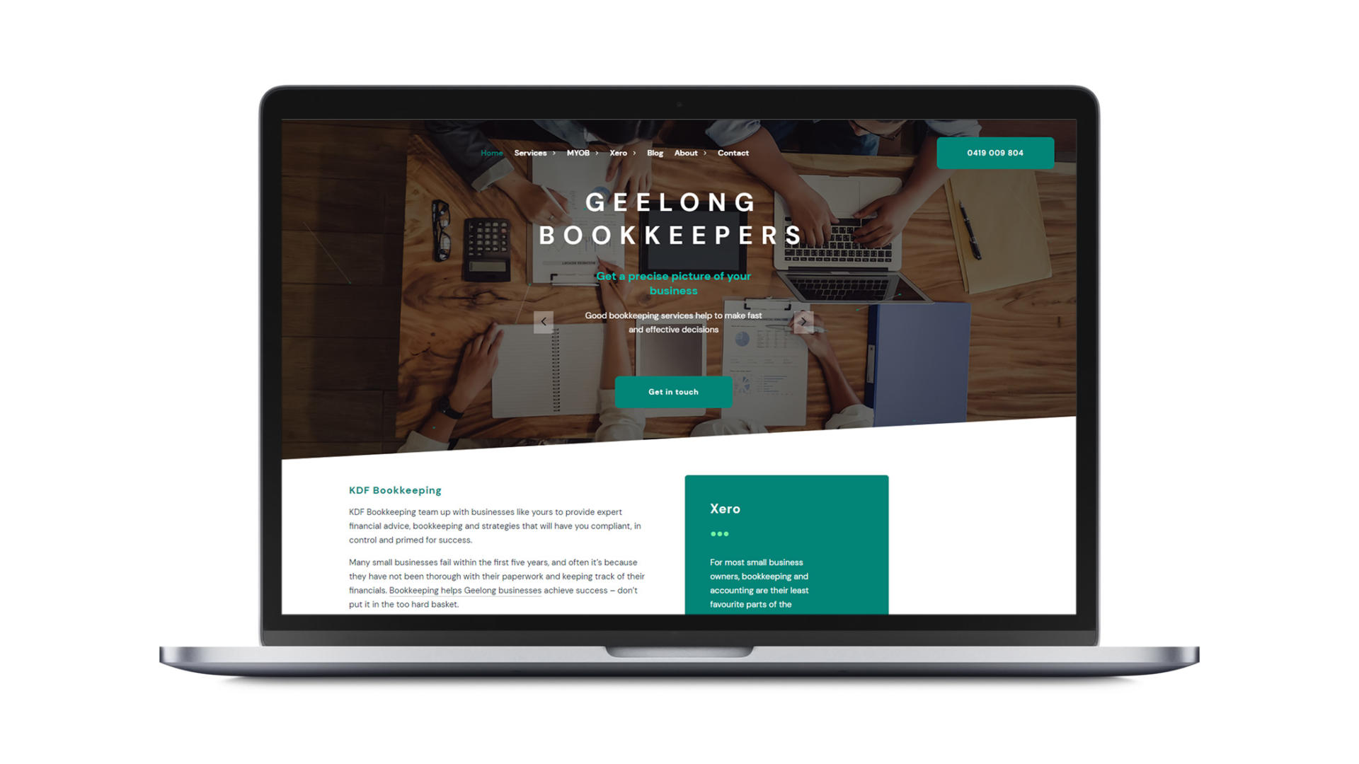 Search engine optimisation Geelong - GOOP Digital - KDF Bookkeeping