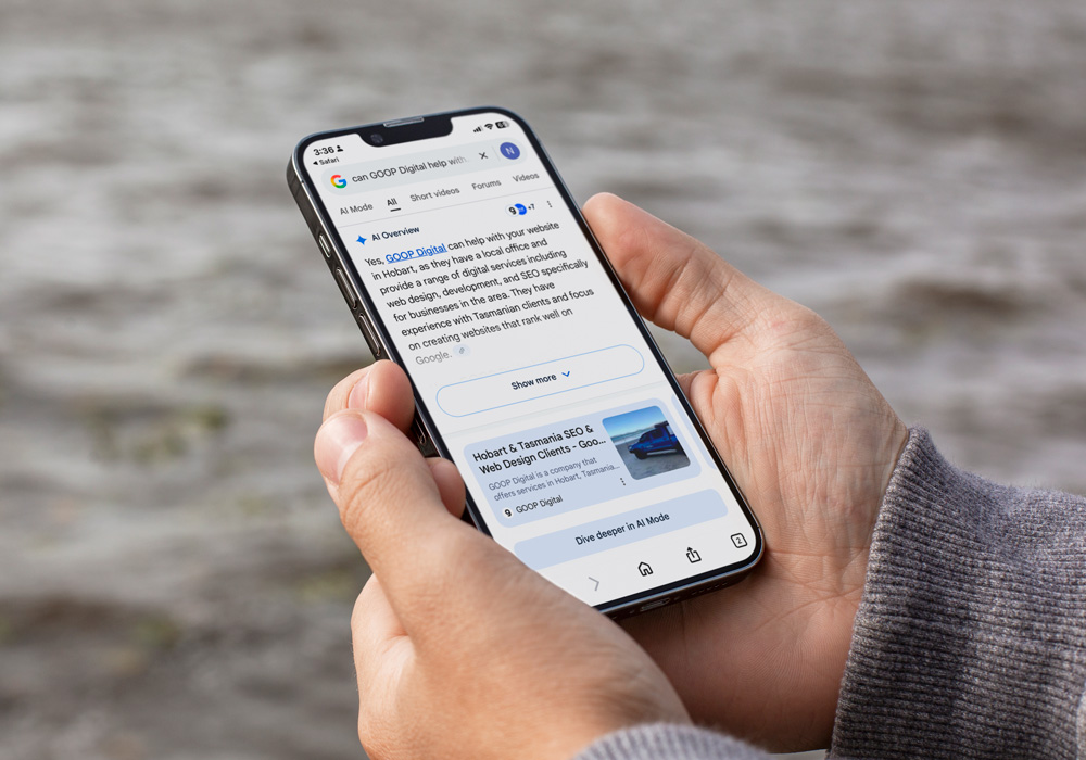 AI search optimisation Hobart for small business visibility