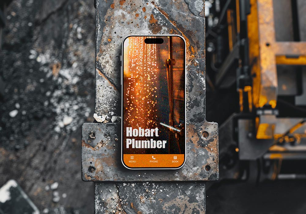 Example website for Hobart plumber