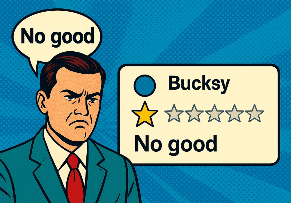 Responding to negative reviews