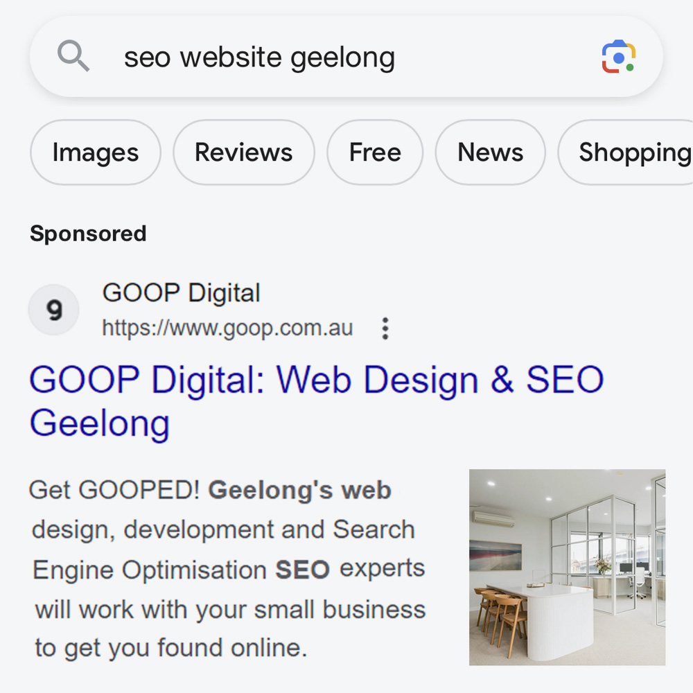 Goop-search-ad