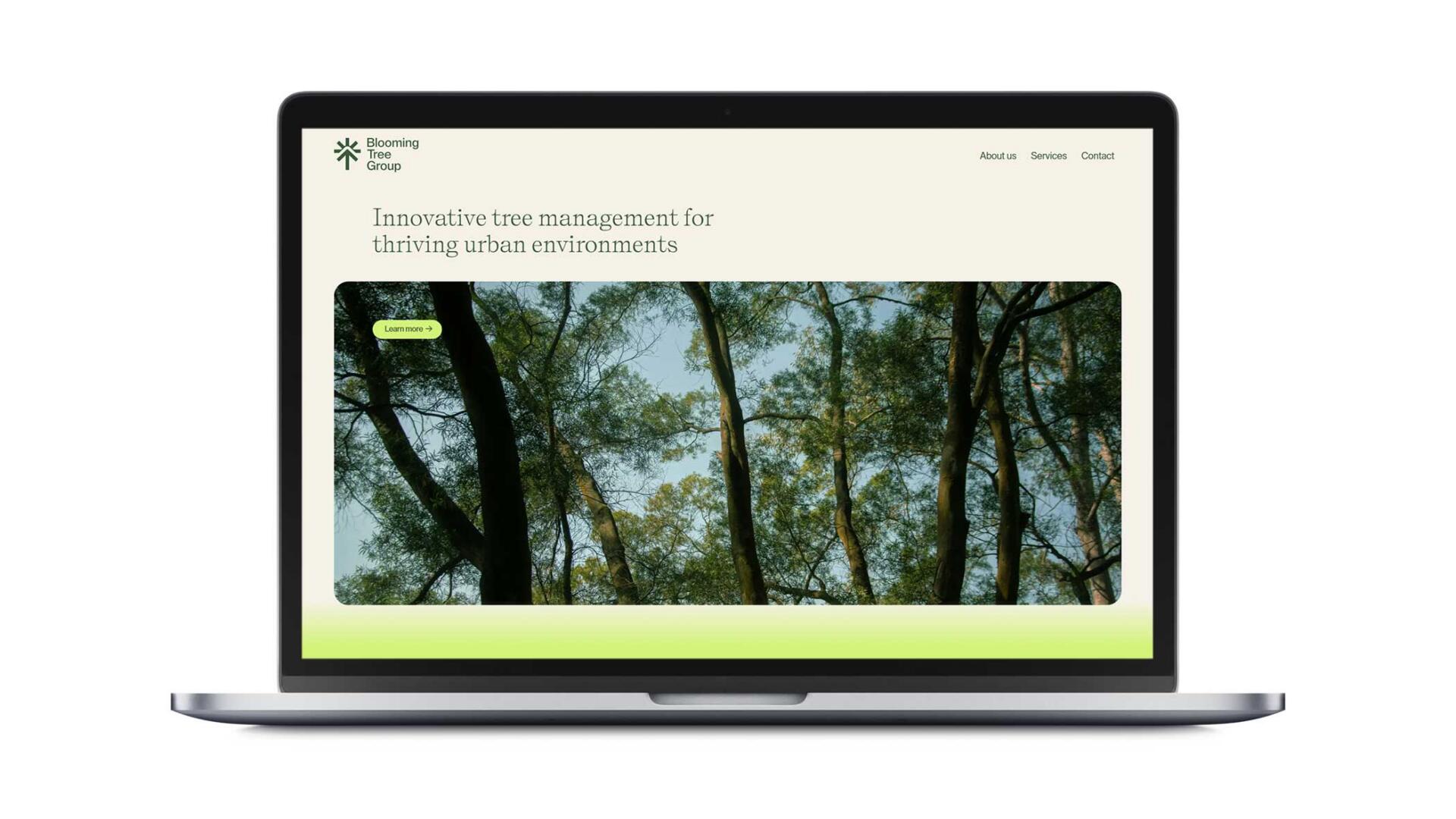 Open computer showing SEO website developed by Geelong developers