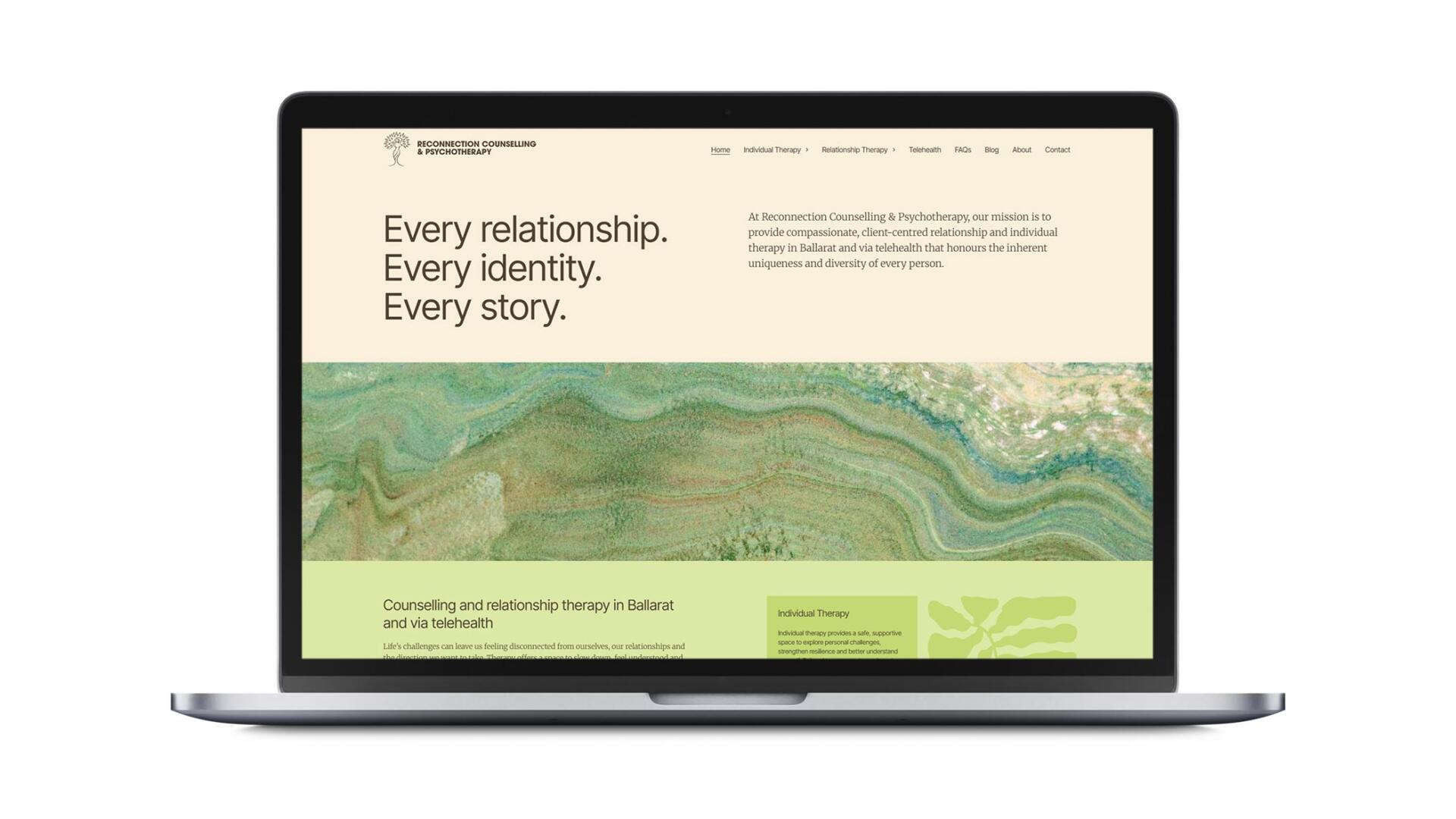 Open laptop showing AI visible website by GEO agency in Geelong